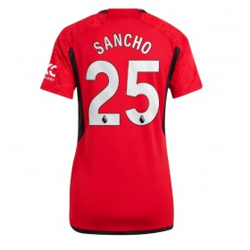 Manchester United Jadon Sancho #25 Hemmakläder Dam 2023-24 Kortärmad